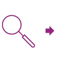 Search icon violet