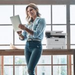 Xerox® B235 Multifunction Printer woman office